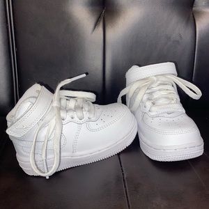 Infant white Air Force Ones